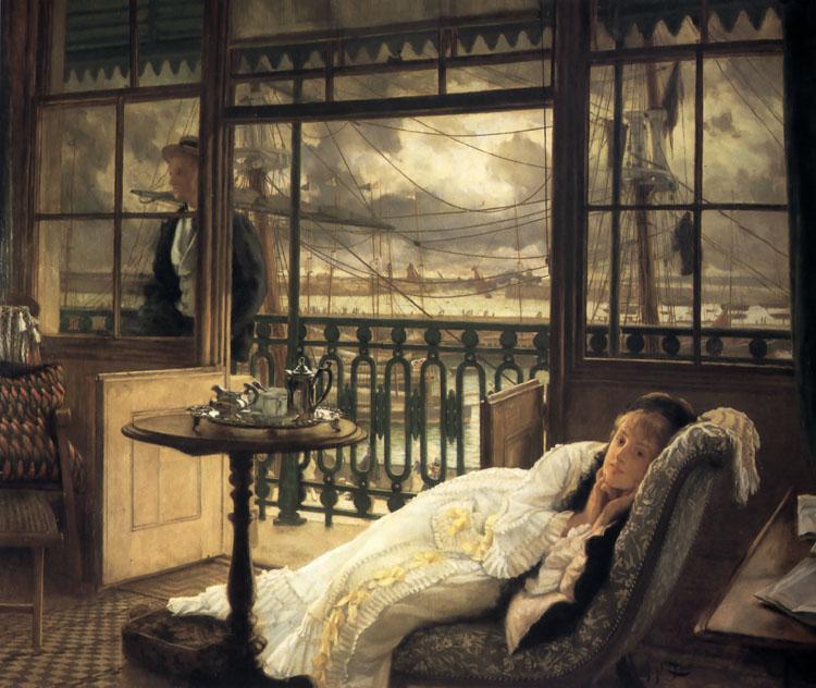 James Tissot A Passing Storm (nn01) oil painting image